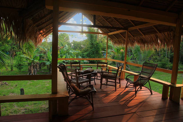 Lodges homestays : wonderful view from the living room