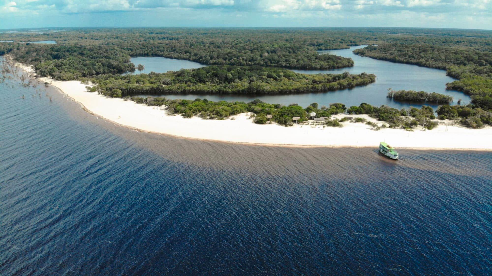 Plage en amazonie