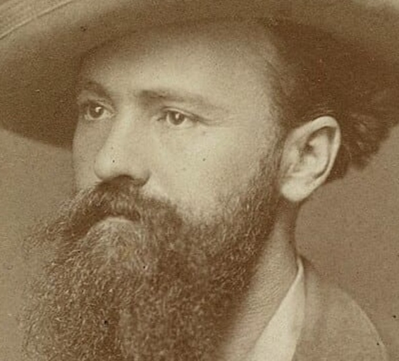 Portrait sépia du médecin, explorateur et géographe français Jules Crevaux (1847–1882), connu pour ses nombreuses expéditions en Amazonie, notamment en Guyane française et en territoire brésilien.