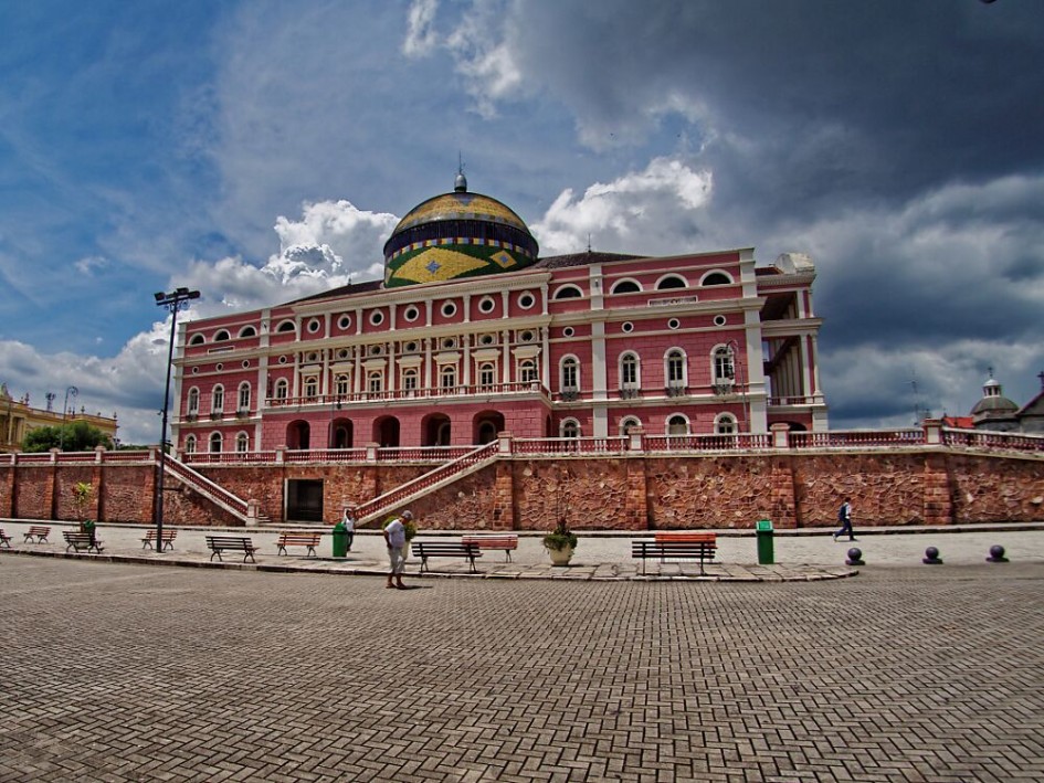 Opéra dans le centre de Manaus