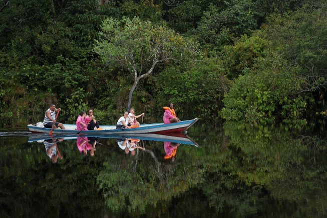 Kayak en Amazonie