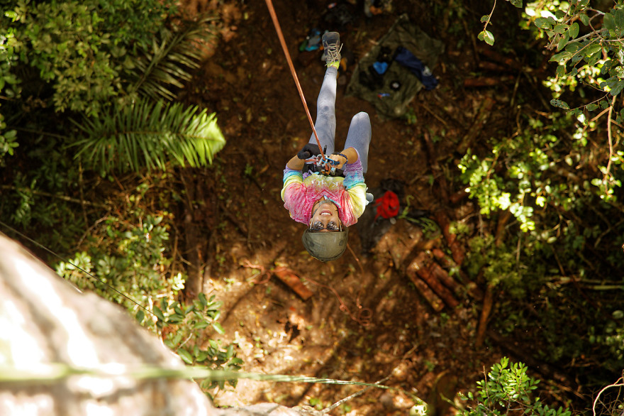 Tree climbing en Amazonie